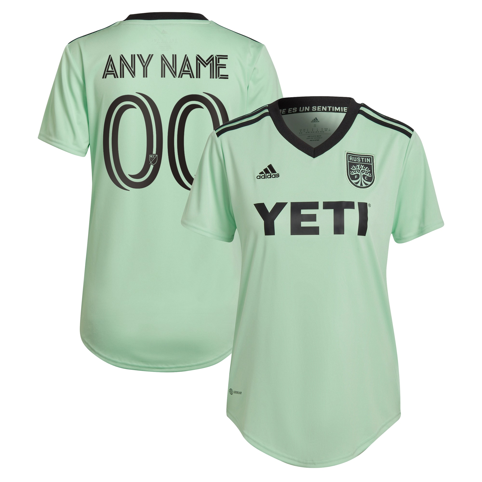 Austin FC Women's 2022 The Sentimiento Kit Replica Custom Jersey – Mint