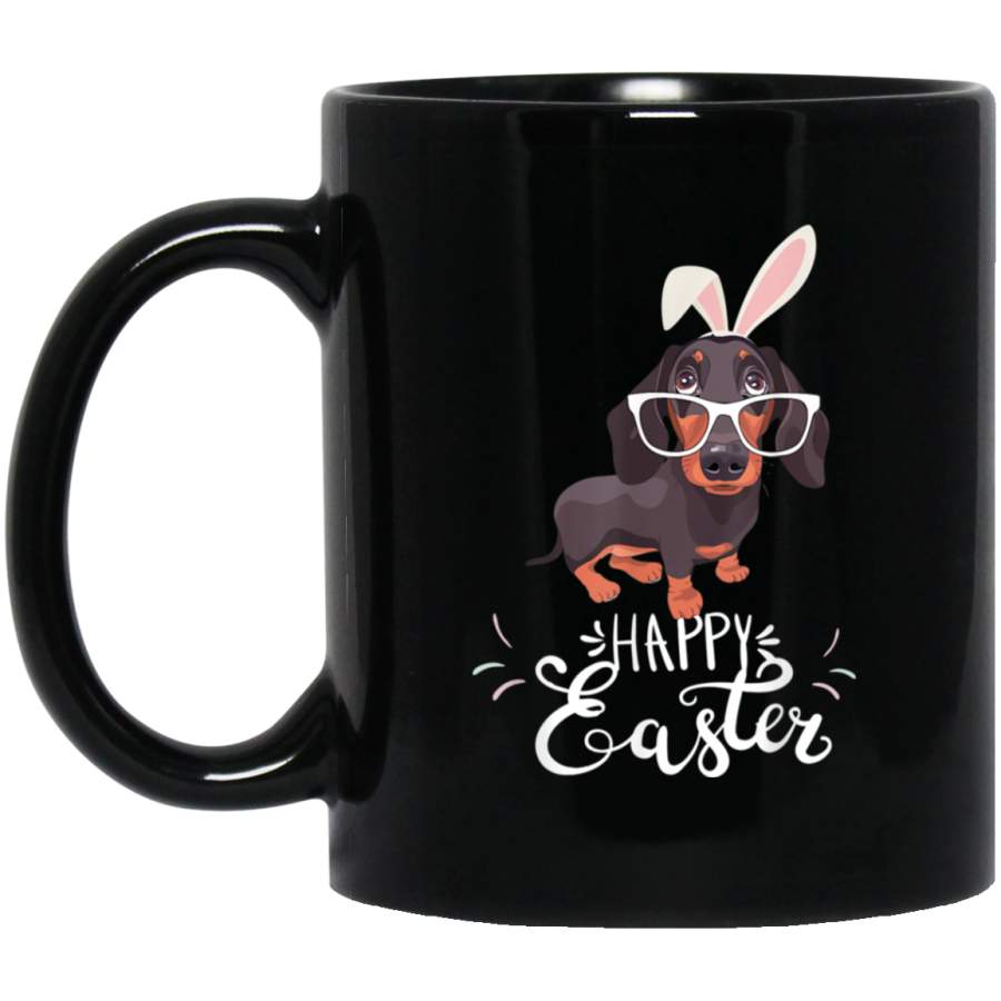 Dachshund Happy Easter Bunny Lovers Gift Mug