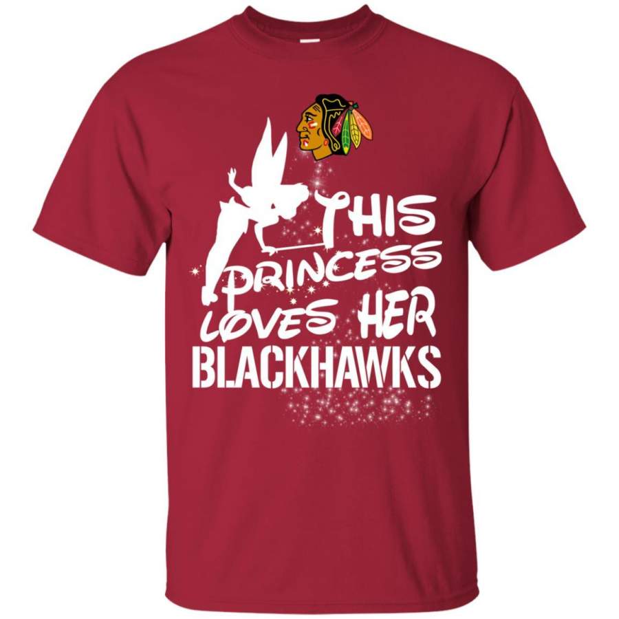 This Princess Love Her Chicago Blackhawks T Shirts