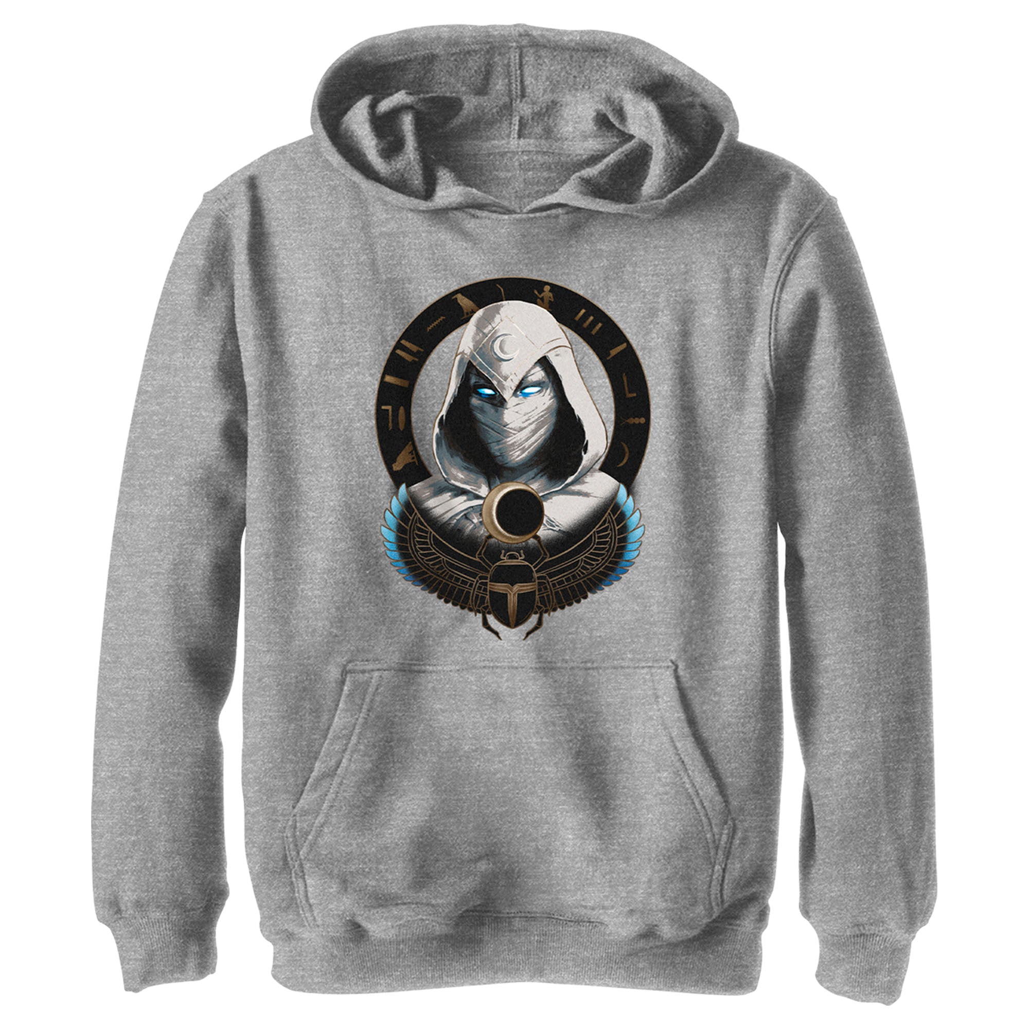 Boy’S Marvel: Moon Knight Winged Scarab Frame Pull Over Hoodie