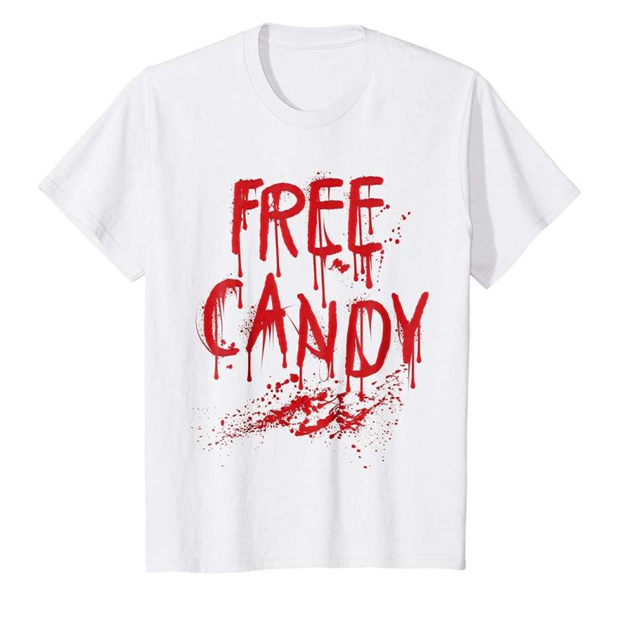 Summer Free Candy Shirt Scary Bloody Design T-Shirt