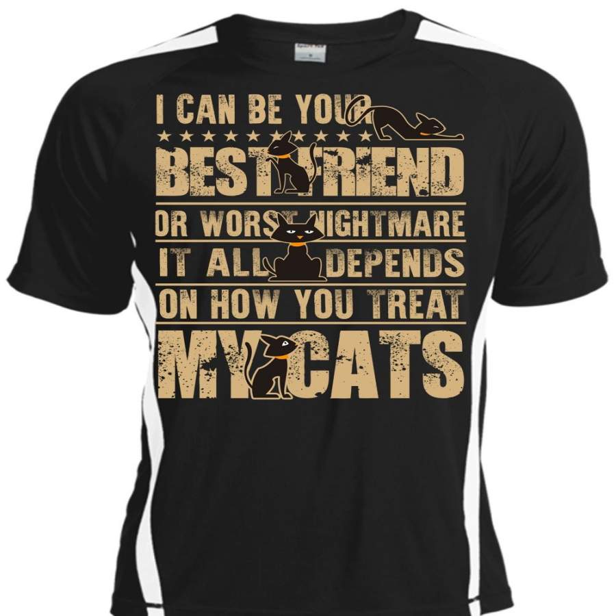 You Treat My Cats T Shirt, I Can Be Your Best Friend T Shirt, Cool Shirt