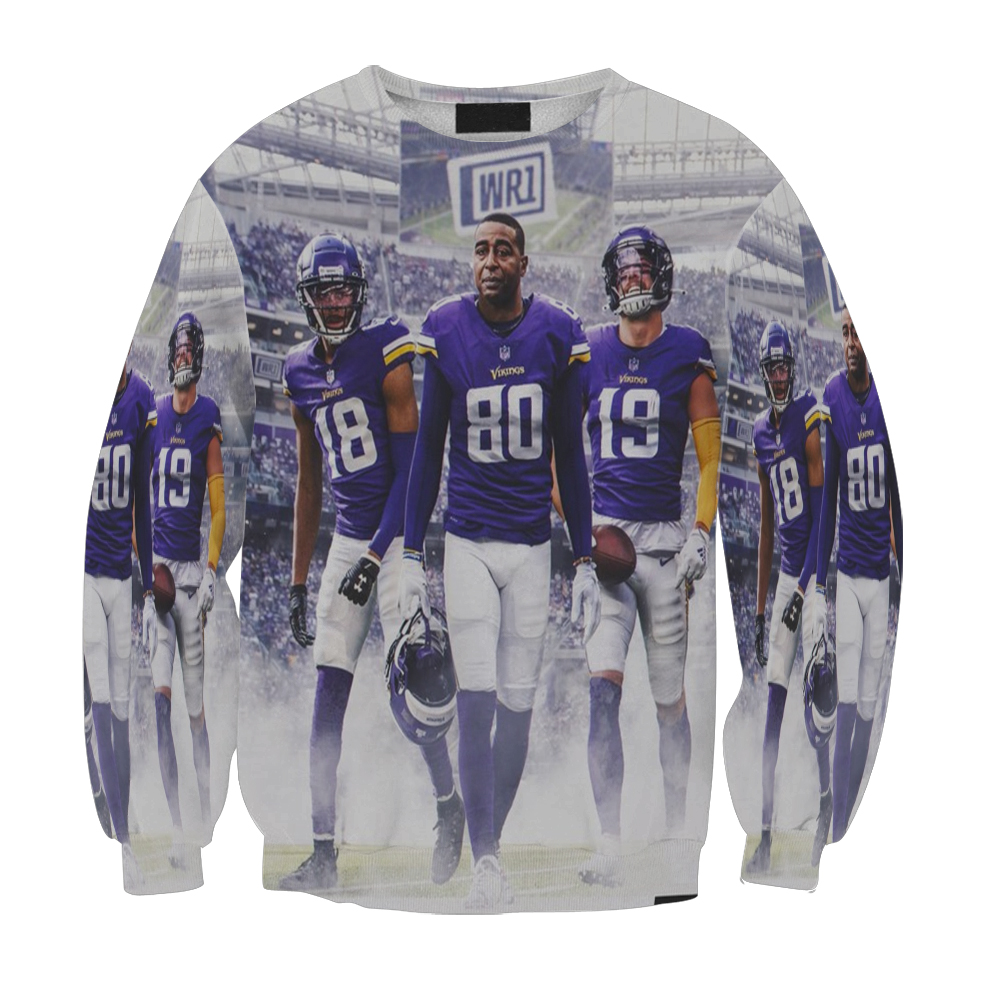 Minnesota Vikings Team V12 Gift For Fan 3D Full Printing Sweatshirt