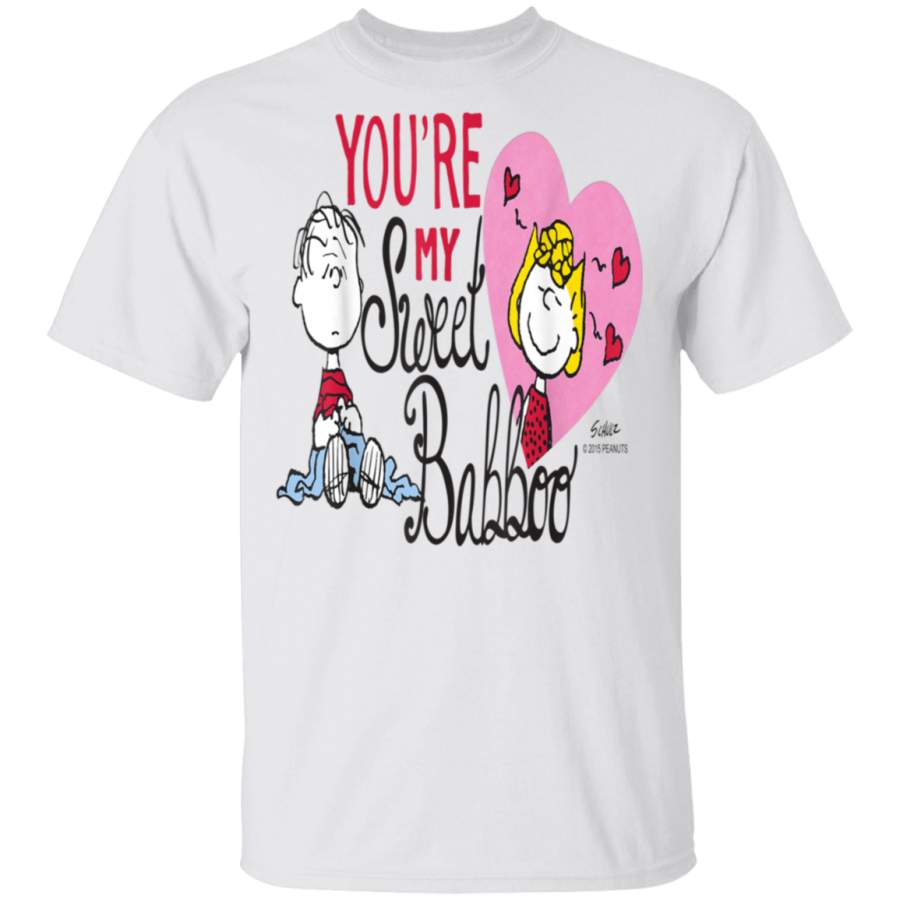 Peanuts Charlie Brown Sally Youre My Sweet Babboo T-Shirt