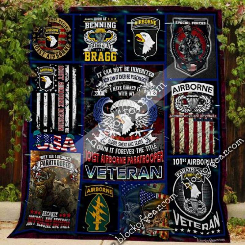 101st Airborne Veteran Quilt PSL802b Block Of Gear™ – Childshirt