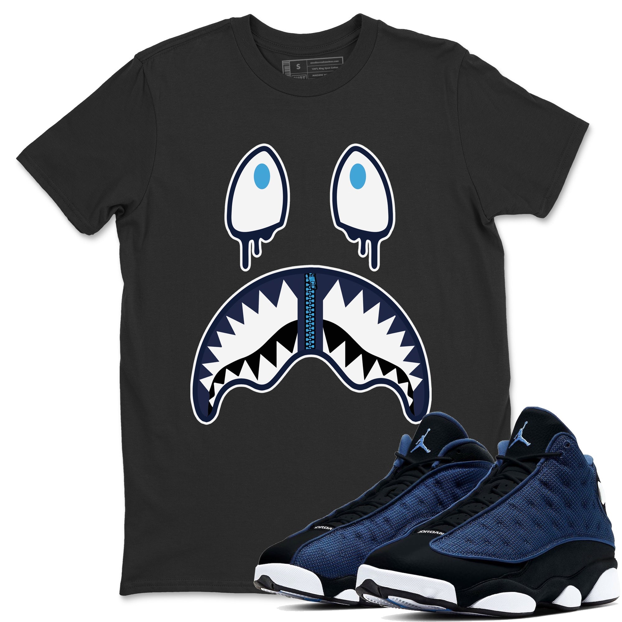 Shark Face T-Shirt – Air Jordan 13 Brave Blue