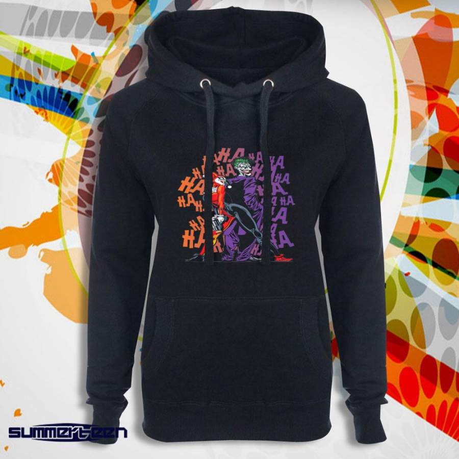 Joker And Harley Quinn Battles Game Women’S Hoodie