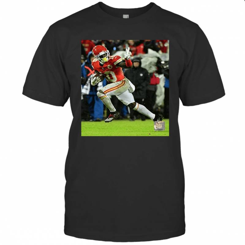 Tyreek Hill Kansas City Chiefs 2018 Action T-Shirt