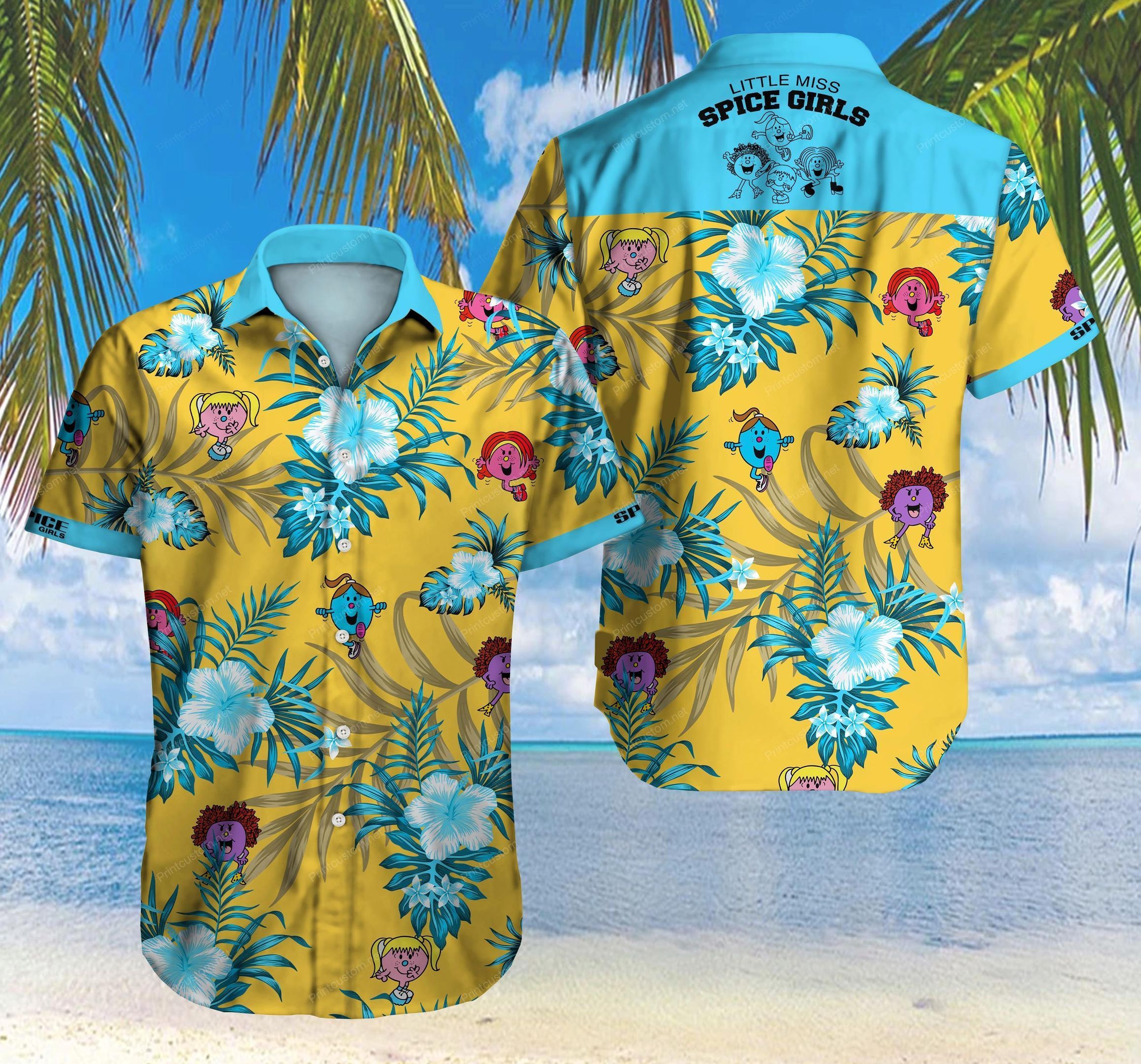 Spice Girls Hawaiian Shirt Ver 7 Summer Button Up For Men Beach Wear Short Sleeve Hawaiian Ha41670