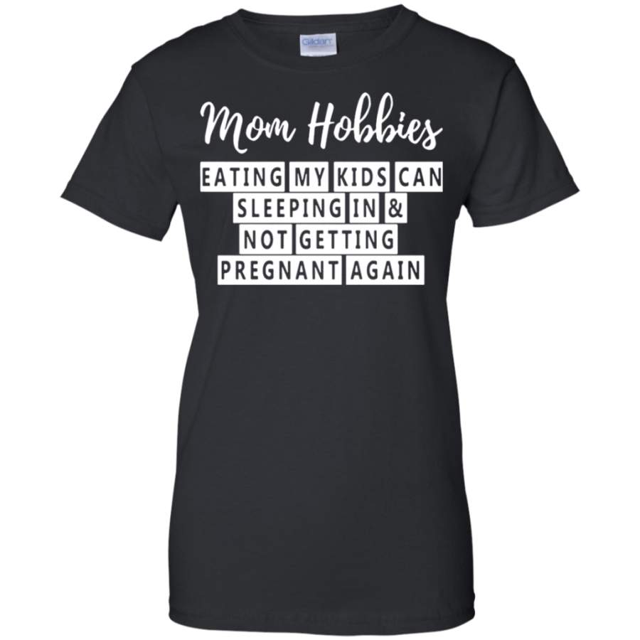 Awesome Mom Hobbies Eating My Kids Candy Sleeping Ladies’ T-Shirt