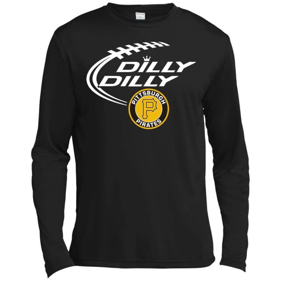 AGR Dilly Dilly Baseball Pittsburgh Pirates Sport Premium Long Sleeve T-shirt