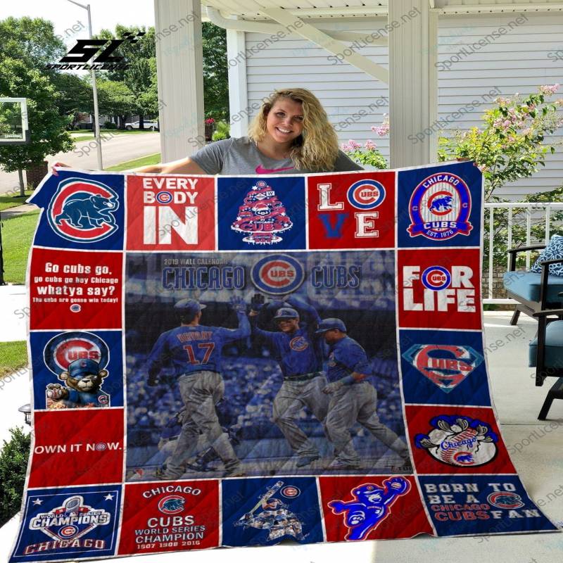 Chicago Cubs Quilt Blanket