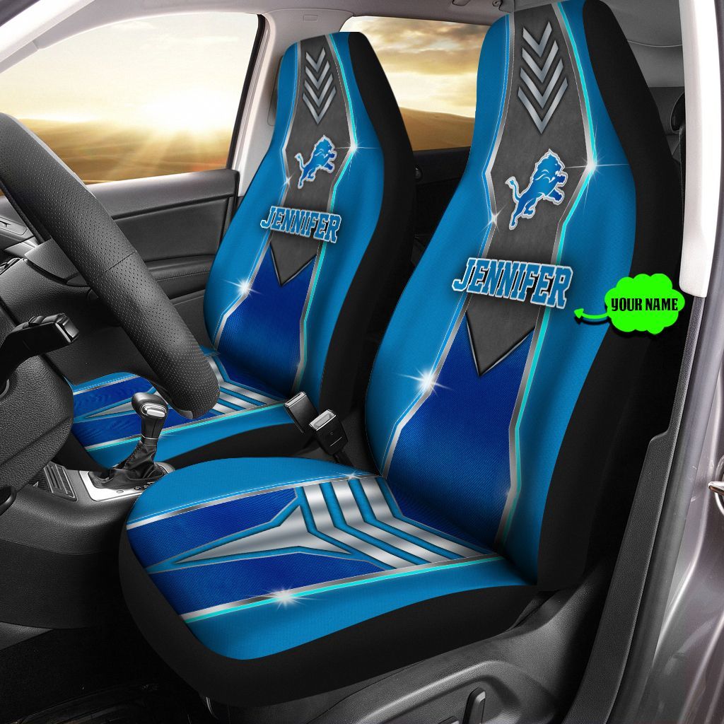 Personalized NNA2906011 Detroit Lions Car Seat Covers