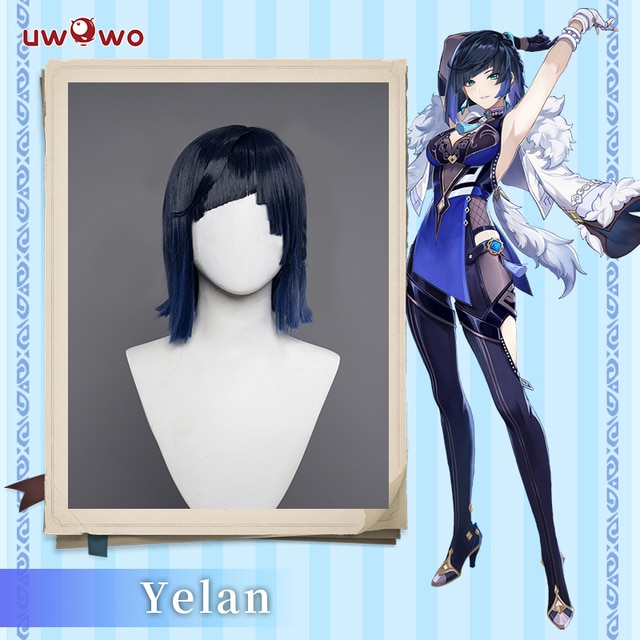 UWOWO Genshen Yelan Cosplay In Stock Game Genshin Impact Liyue Hydro Yelan Costume Sexy Lovely Halloween Party Role Play Outfit alx