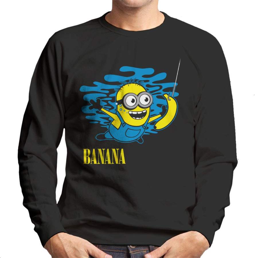 Minion Banana Nirvana Despicable Me Men’s Sweatshirt
