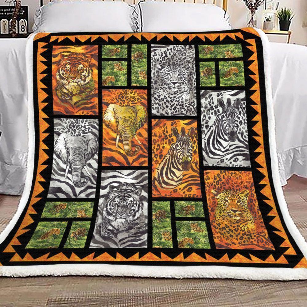 Animal Fleece Blanket All Over Prints