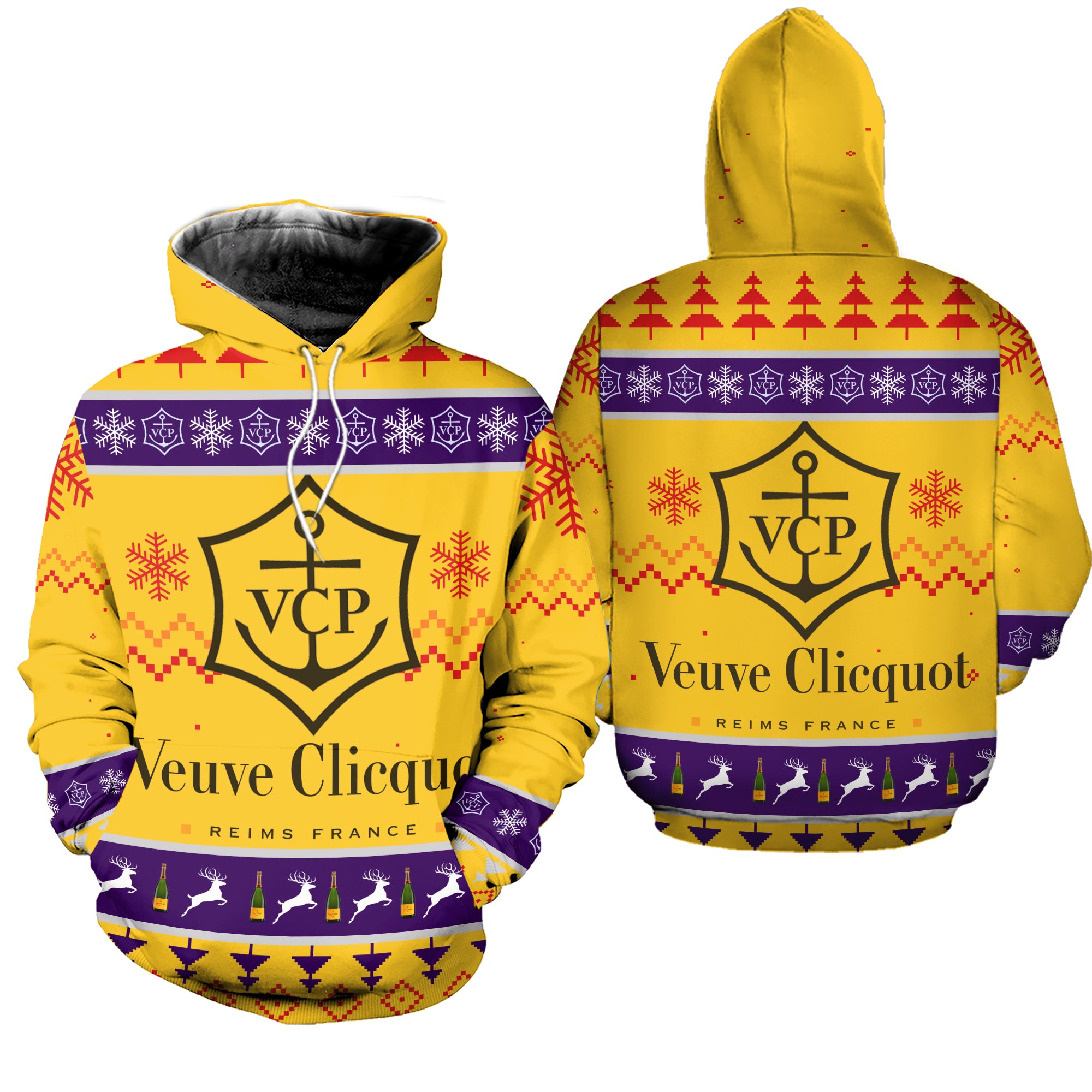 Ugly Christmas Sweatshirt Hoodie All Over Printed Pf201