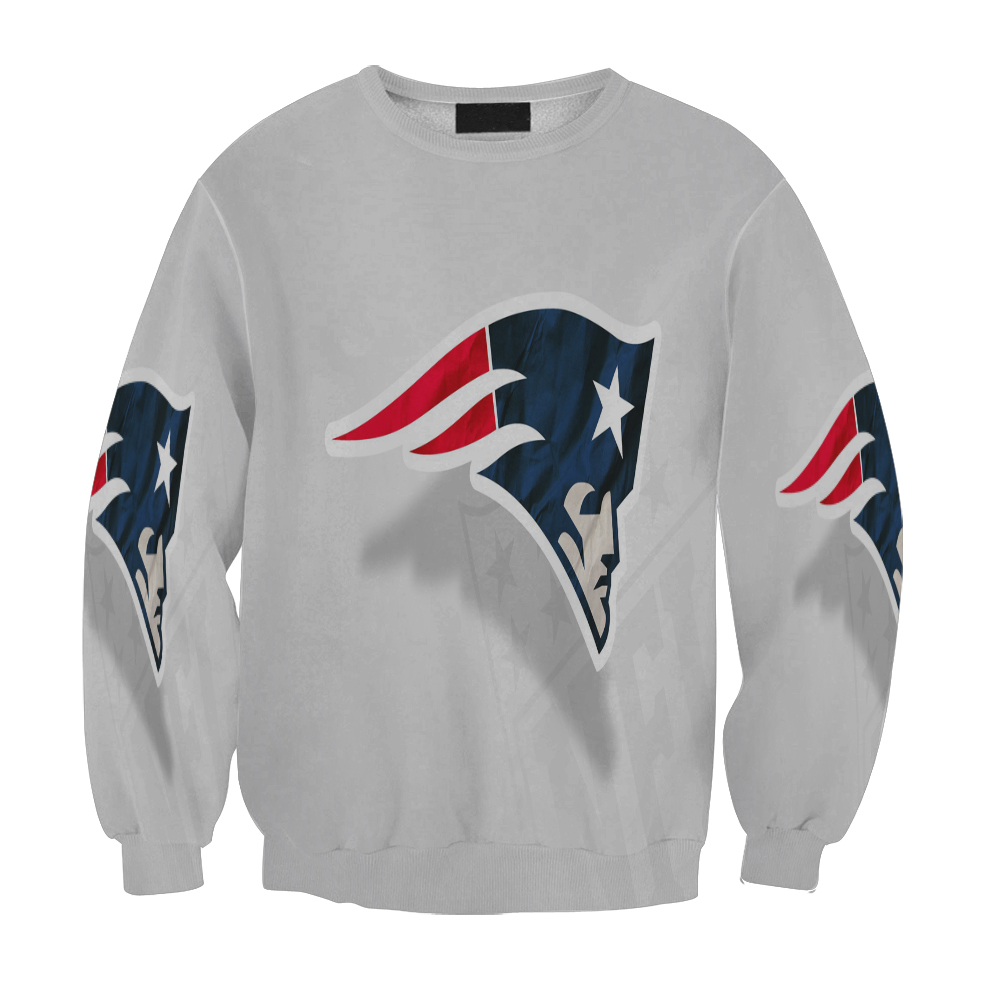 New England Patriots White Background Gift For Fan 3D Full Printing Sweatshirt