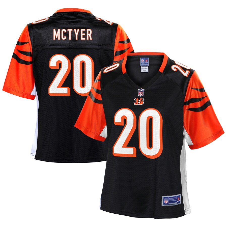 Torry Mctyer Cincinnati Bengals NFL Pro Line Womens Team Color Player Jersey – Black