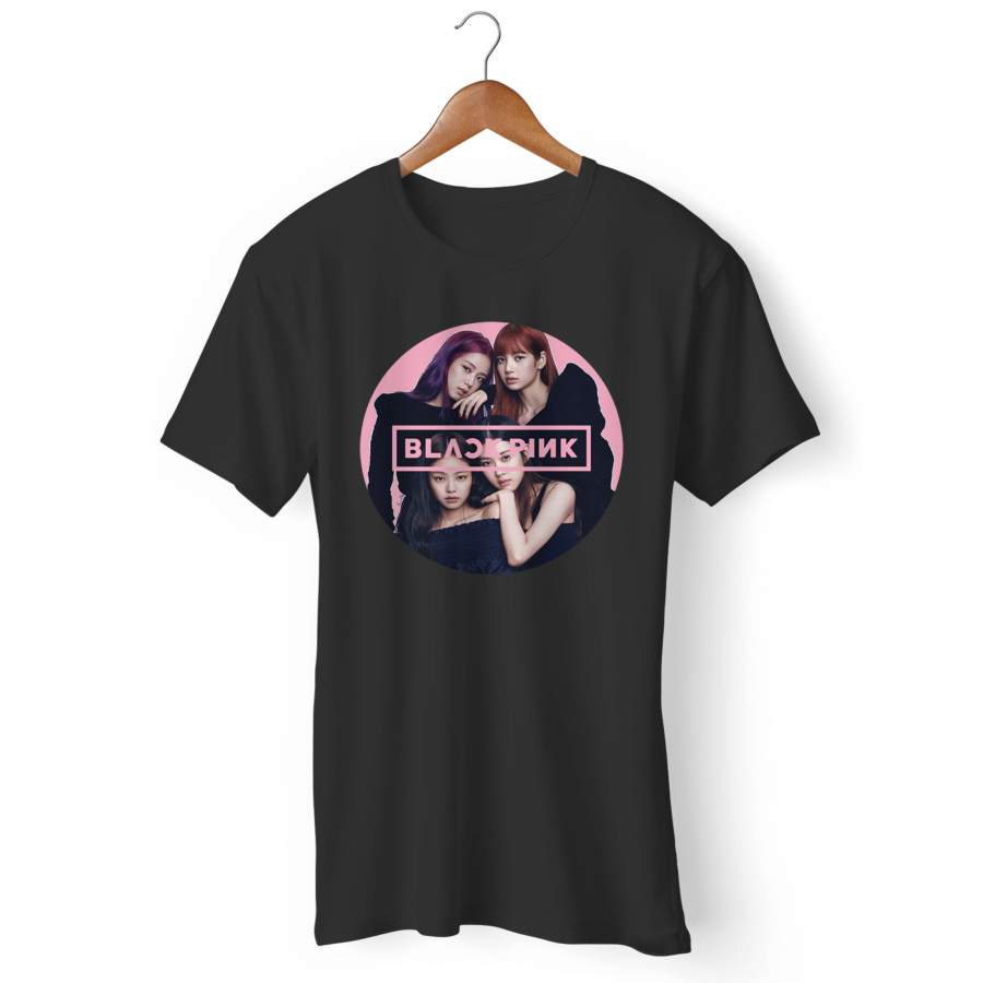 Black Pink K Pop Logo Man’s T-Shirt