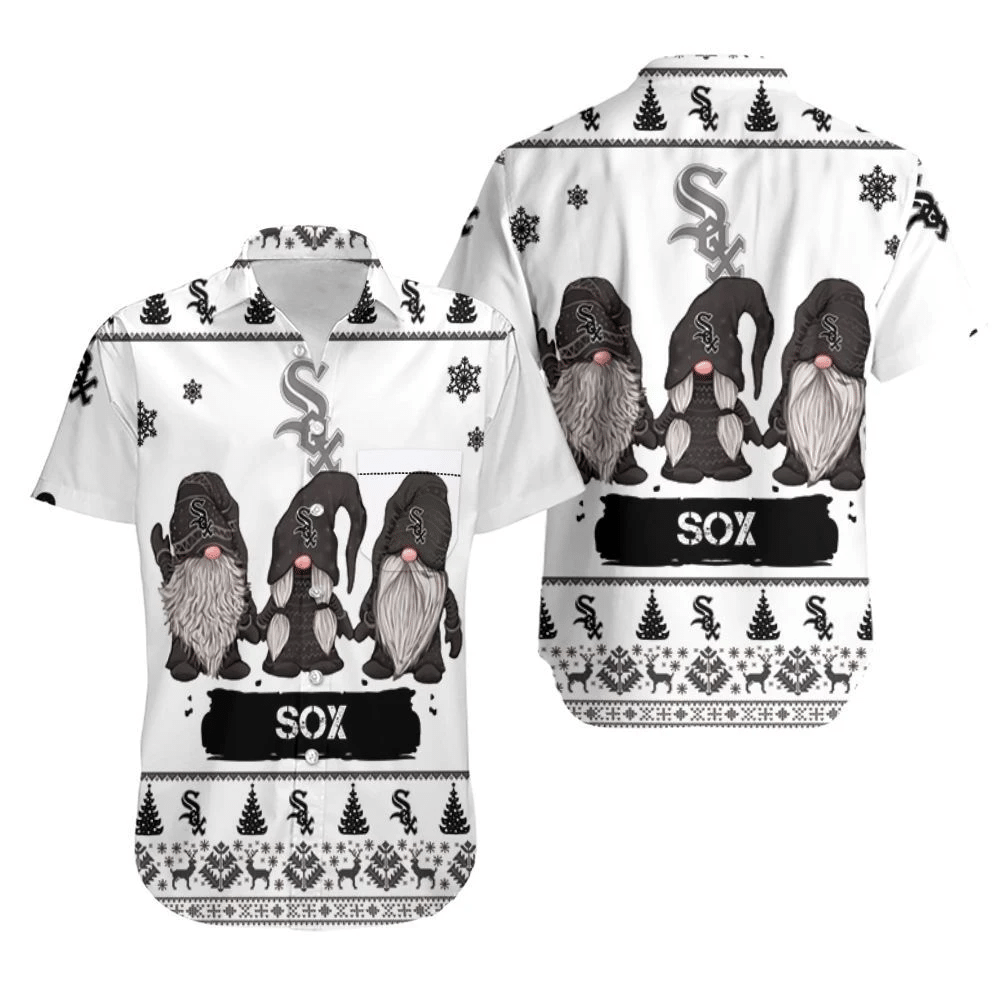 Christmas Gnomes Chicago White Sox Ugly Sweatshirt Hawaii Shirt Combo Beach Ha49163