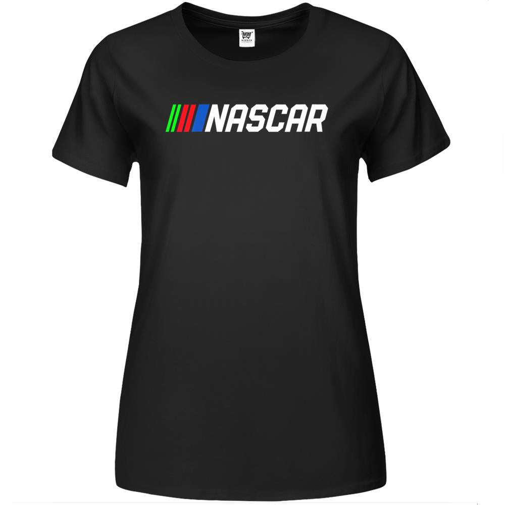 Womens Nascar Full Logo Premium Womens T Shirts