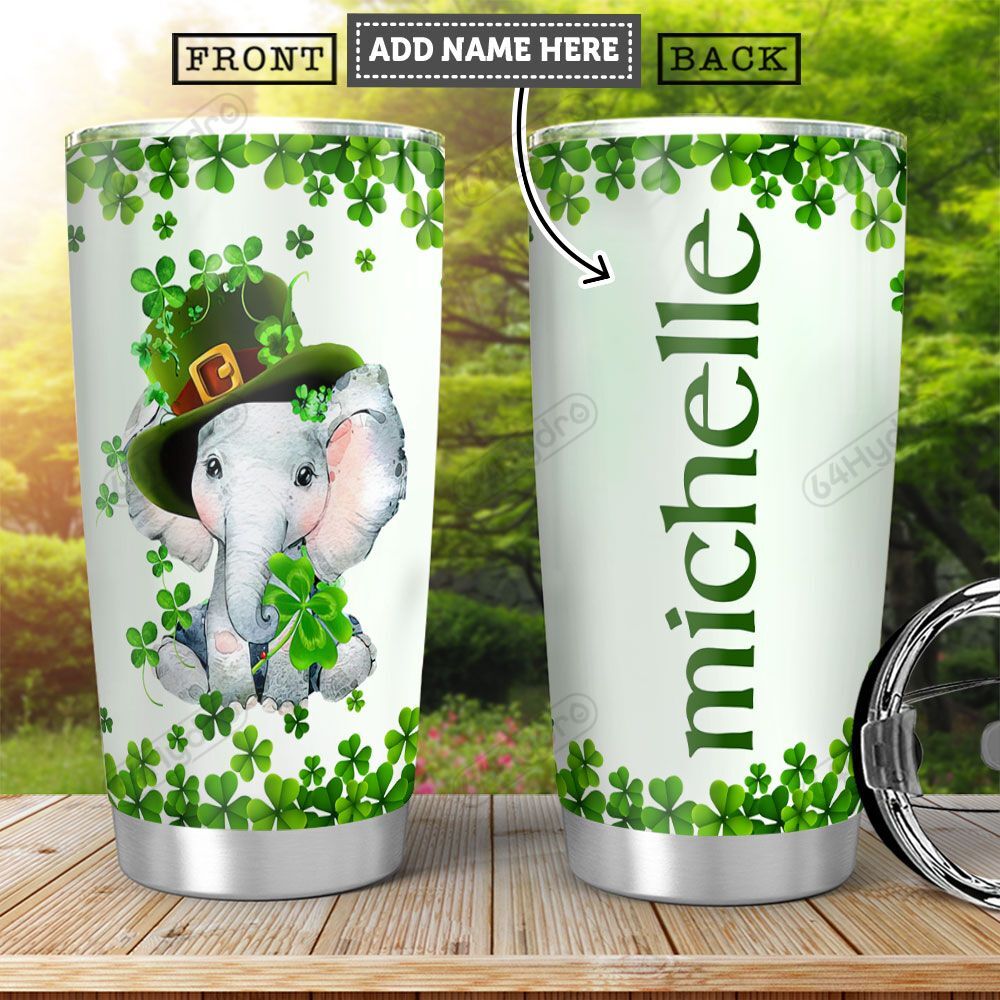 Irish Elephant Personalized Hha2201004Z Stainless Steel Tumbler