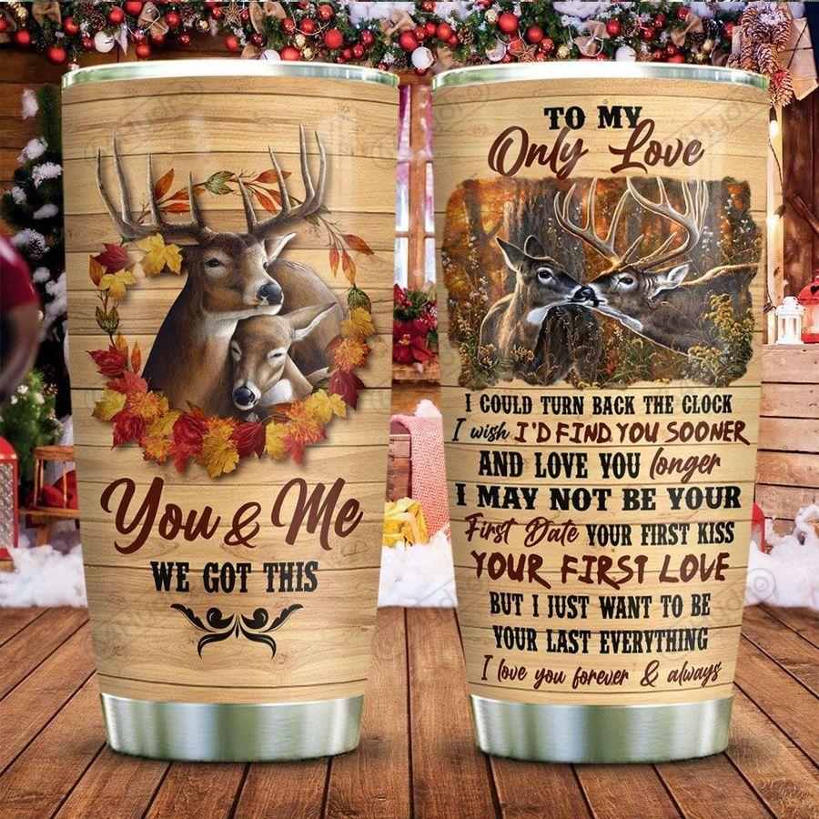 Higozy⢠Deer Couple Got This Stainless Steel Tumbler, great ideal for family and friends- LV984