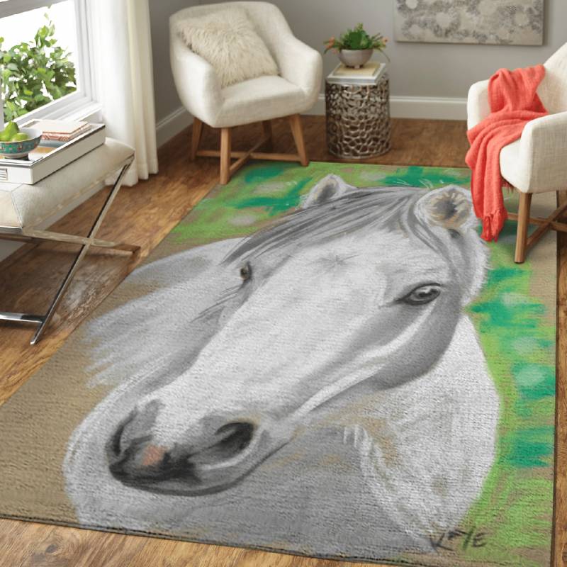 Pretty Welsh Pony – Animals Area Rug Carpet