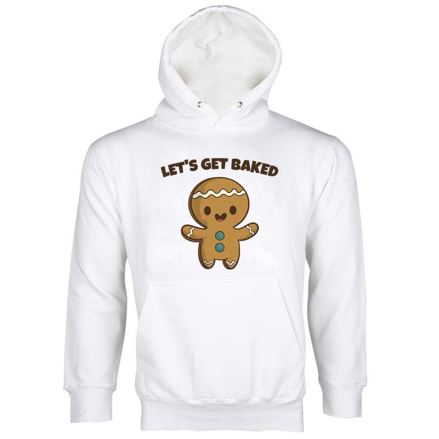 Marijuana Christmas Hoodie Lets Get Baked Hoodie