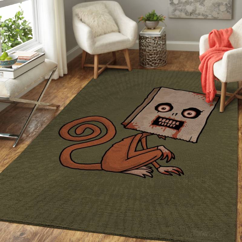 Psycho Sack Monkey – Animals Area Rug Carpet