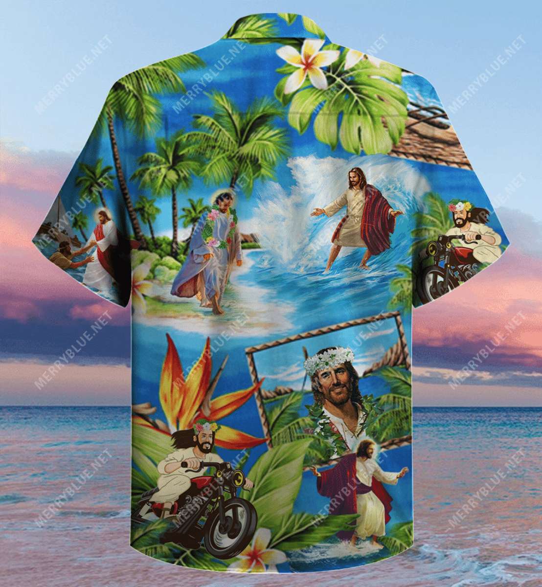 Shop Jesus Stay Cool Unisex Hawaii Shirt Ha46120