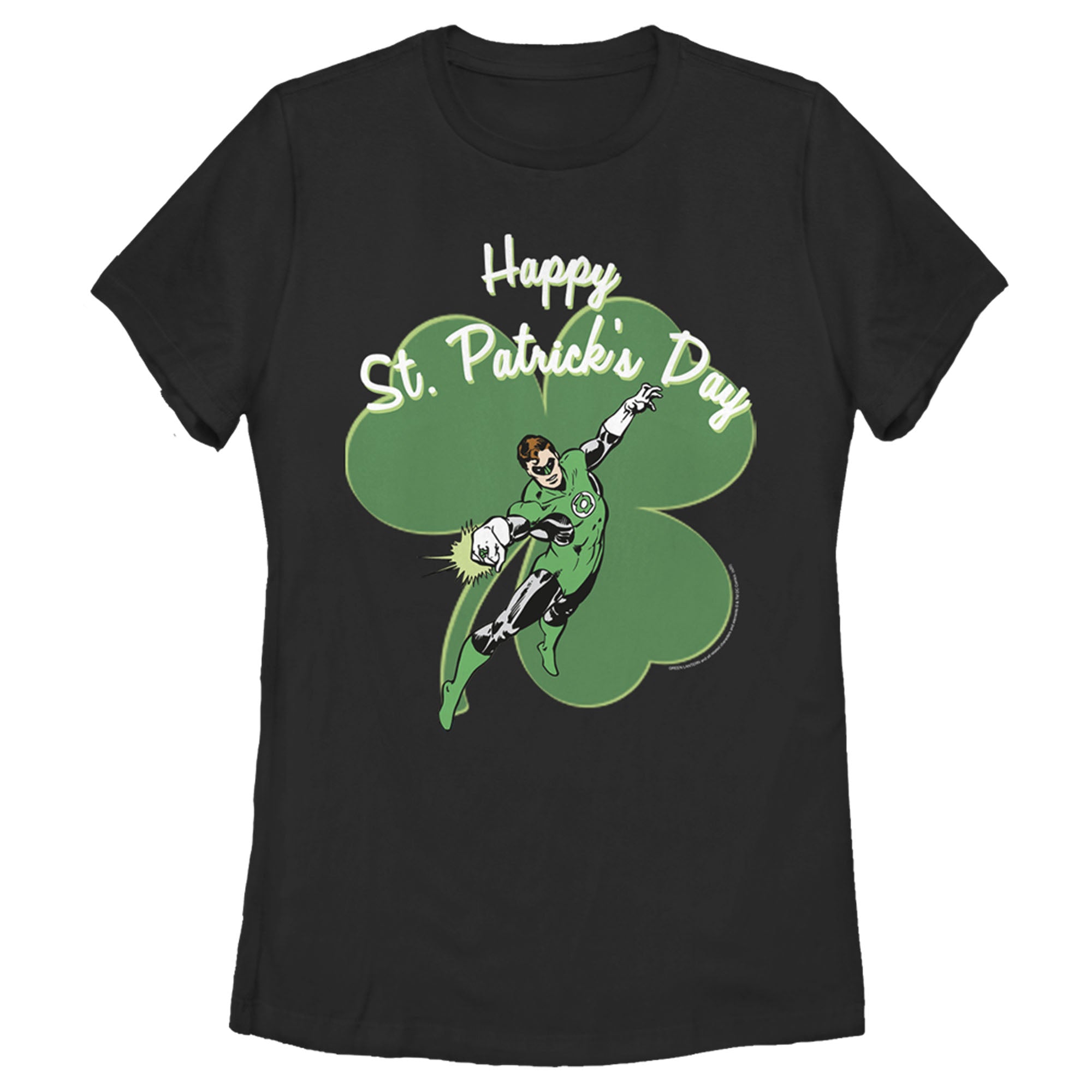 Women’S Green Lantern Happy St. Patrick’S Day T-Shirt