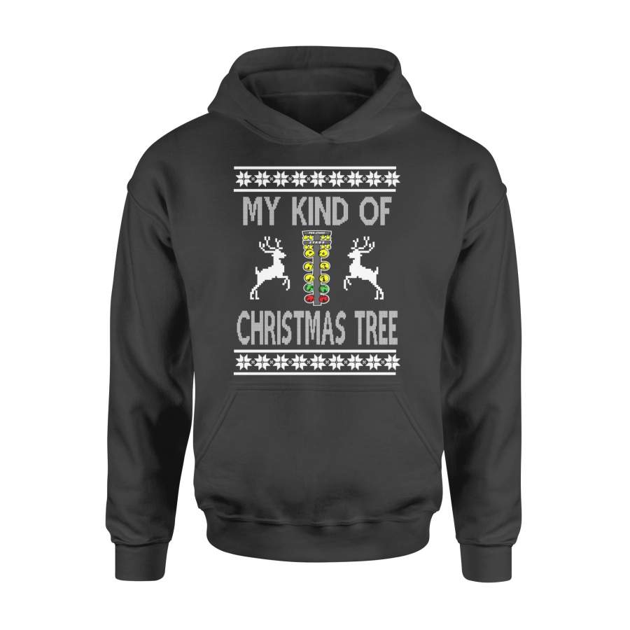 Drag Racing Christmas Tree Sweater Long Sleeve T-shirt – Standard Hoodie