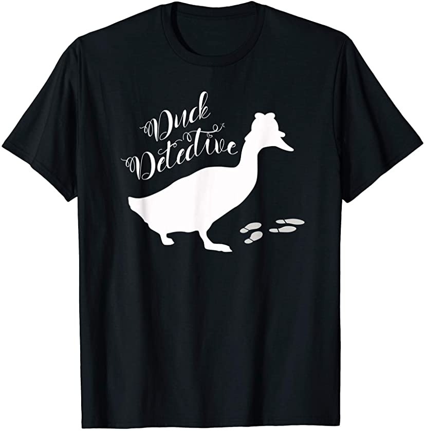 Animal Lovers, Following The Steps, Duck Detective T-Shirt