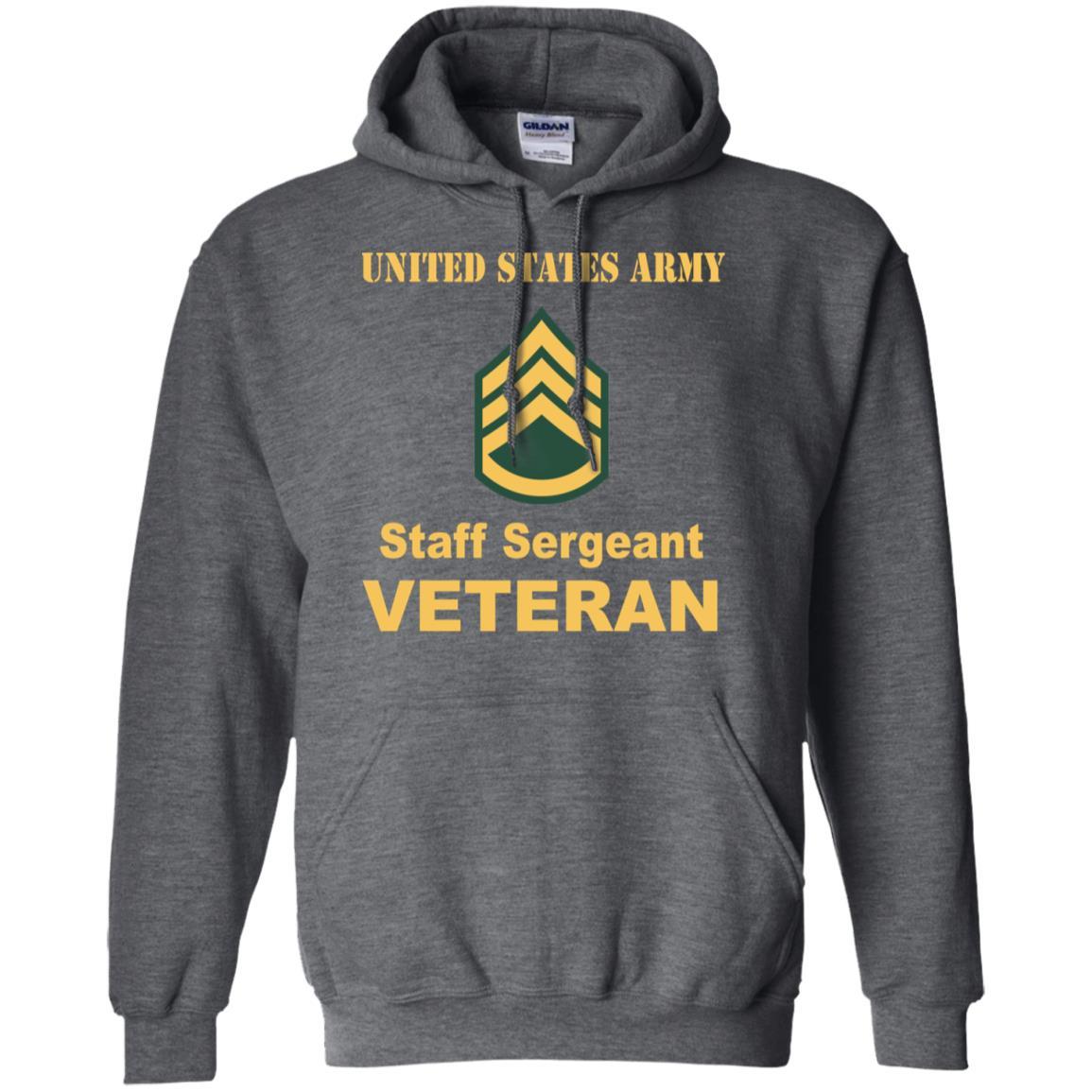 US Army E-6 Staff Sergeant E6 SSG Noncommissioned Officer Veteran Men T ...