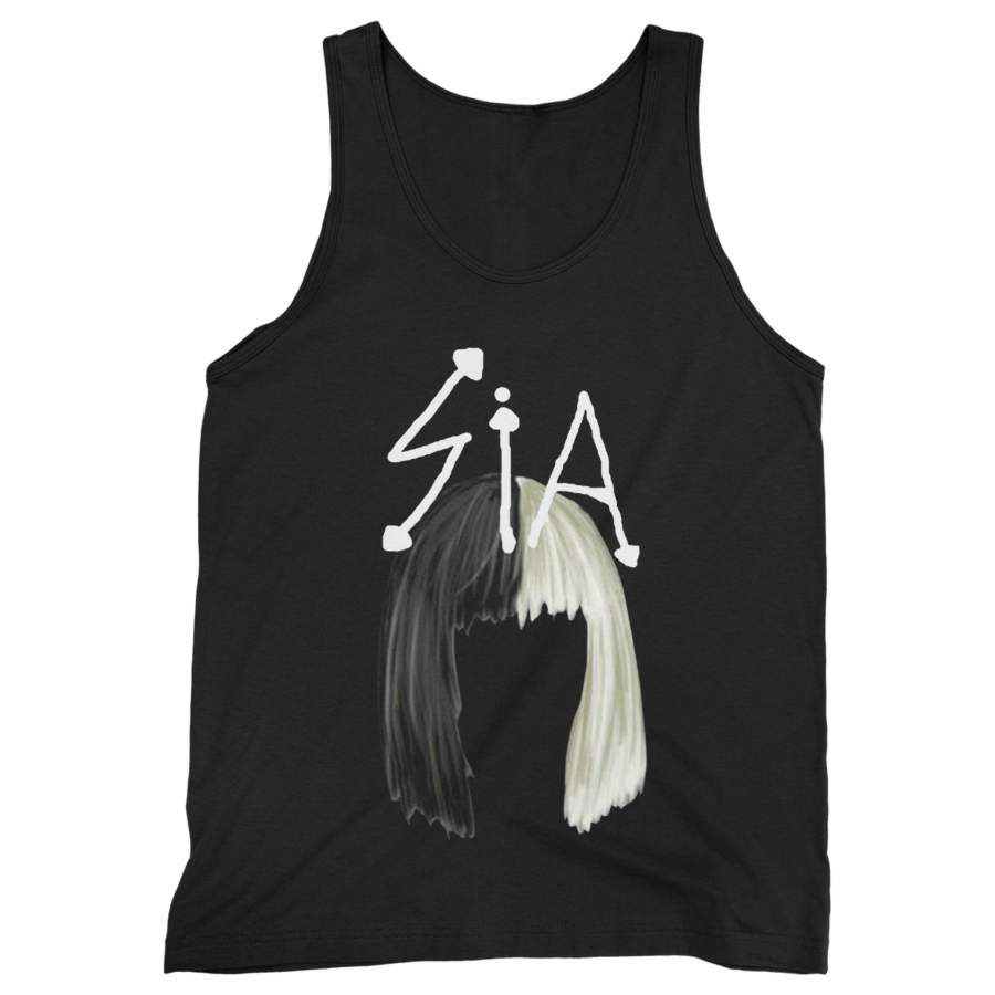 Sia Concert Wig New Classic Man’s Tank Top