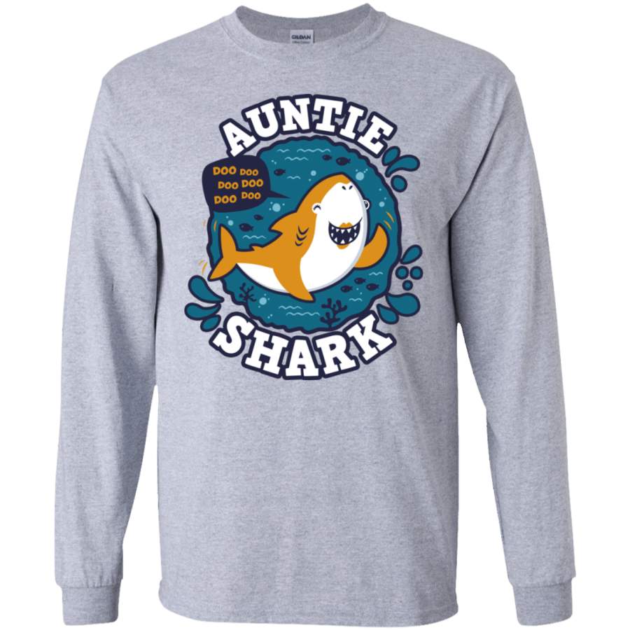 Shark Family Trazo – Auntie Men’s Long Sleeve T-Shirt