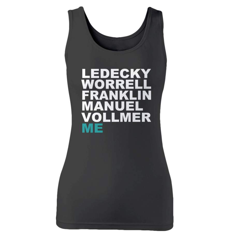 Ledecky, Worrell, Franklin, Manuel, Vollmer, Me Olympic Swim Team Woman’s Tank Top