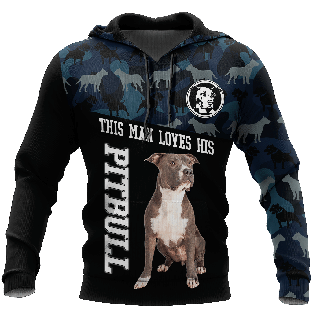 My Dog Thinks I Am Cool Pitbull 3D Hoodie Shirt For Men And Women