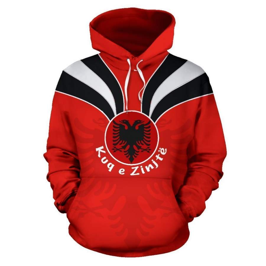 Albania Football Hoodie – Kuq e Zinjtë NNK 1124