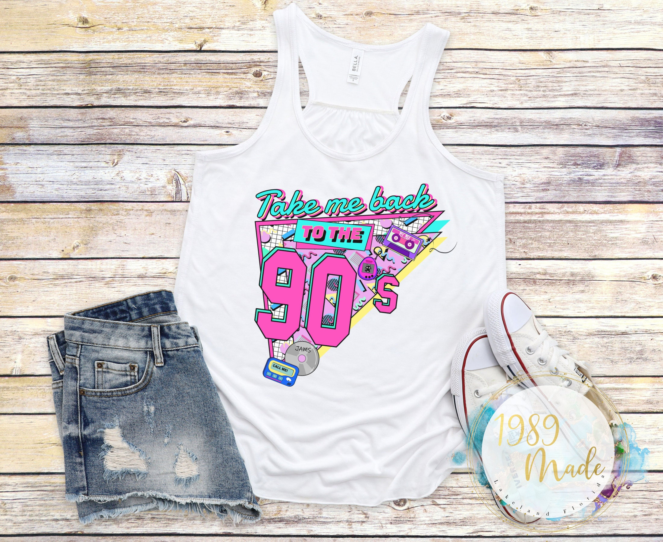 Take Me Back To The 90’S Retro Tank