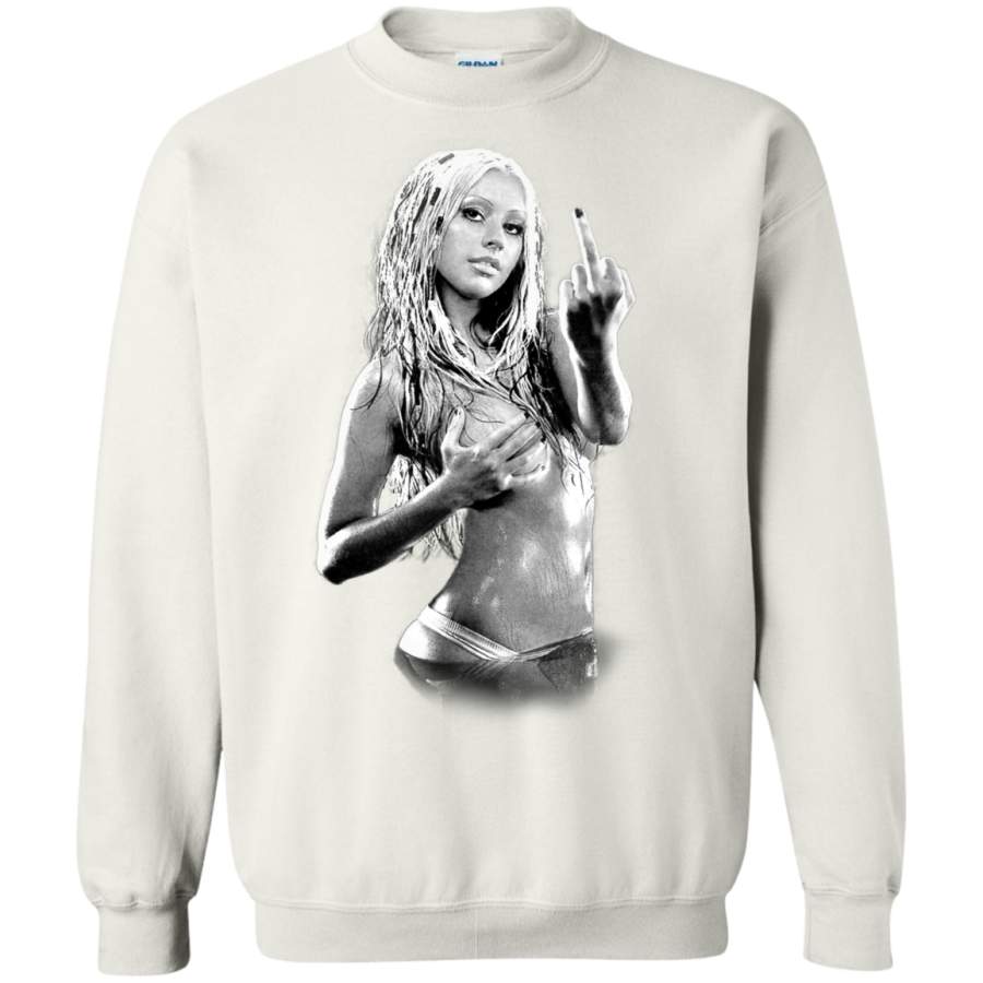 Christina Aguilera Fck Super Model Star Pullover Sweatshirt