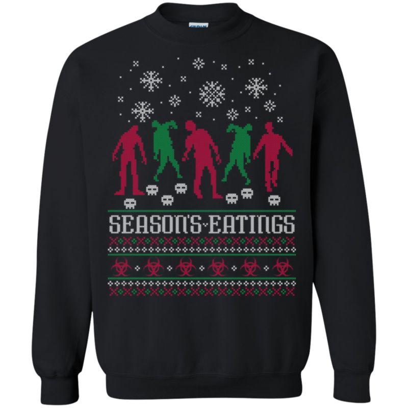 The Walking Dead Ugly Christmas Sweater Shirts Season’S Eatings T Shirt Hoodies Sweatshirt