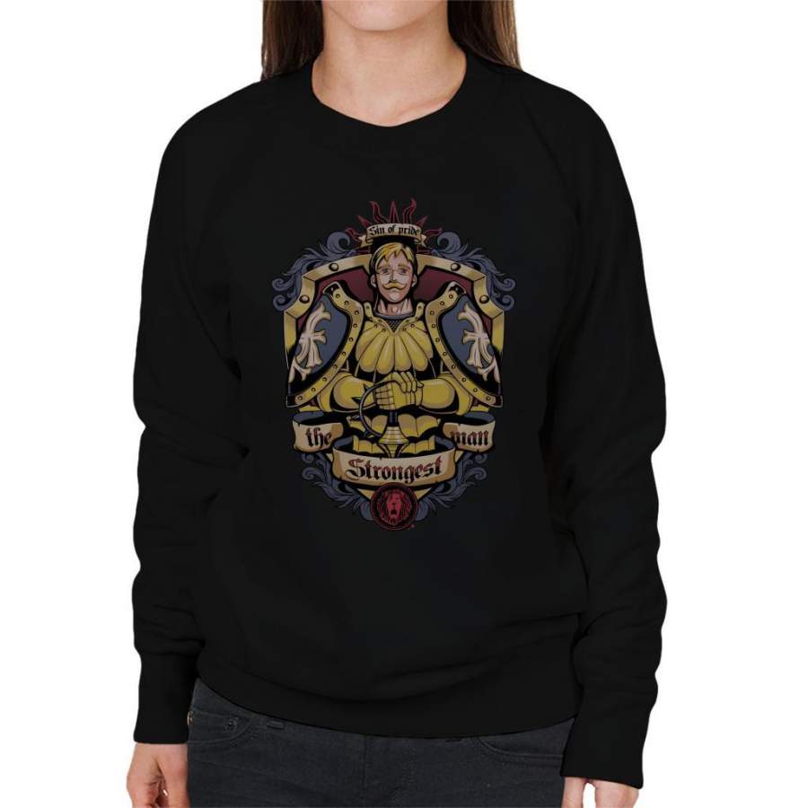 Seven Deadly Sins Lions Sin Of Pride Women’s Sweatshirt