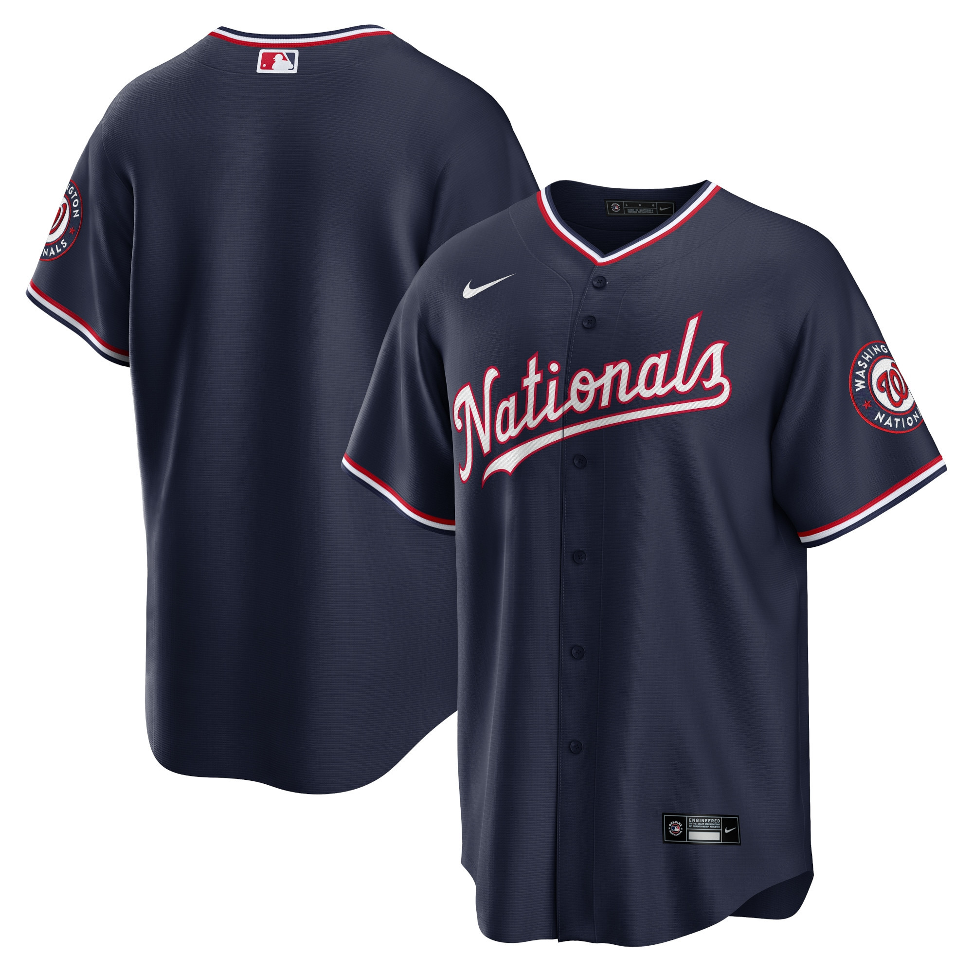 Washington Nationals Alternate Replica Team Jersey – Navy MLB