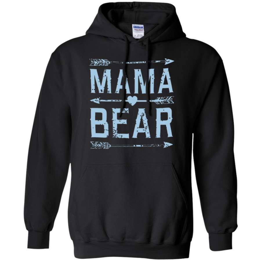 AGR Mama Bear Cuddly Lovable And Ferocious Hoodie