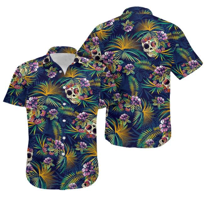 Skull Art Hawaii Shirt For Men Women Adult Ha22830