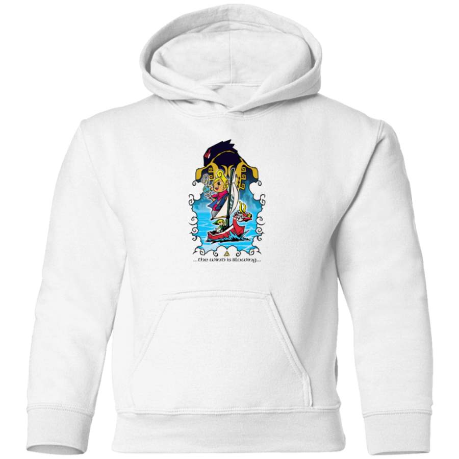 AGR The Wind Is Blowing – Windwaker Fanart Toddler Pullover Hoodie