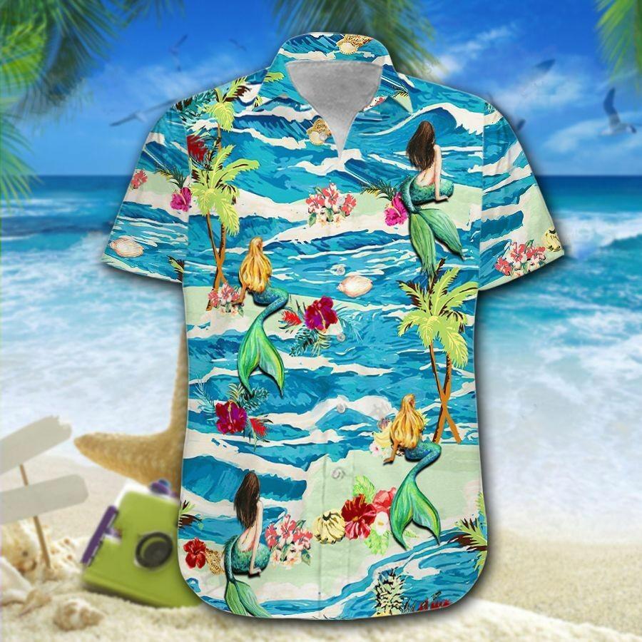 Mermaid On The Beach Hawaii Shirt For Men Women Adult Ha81414